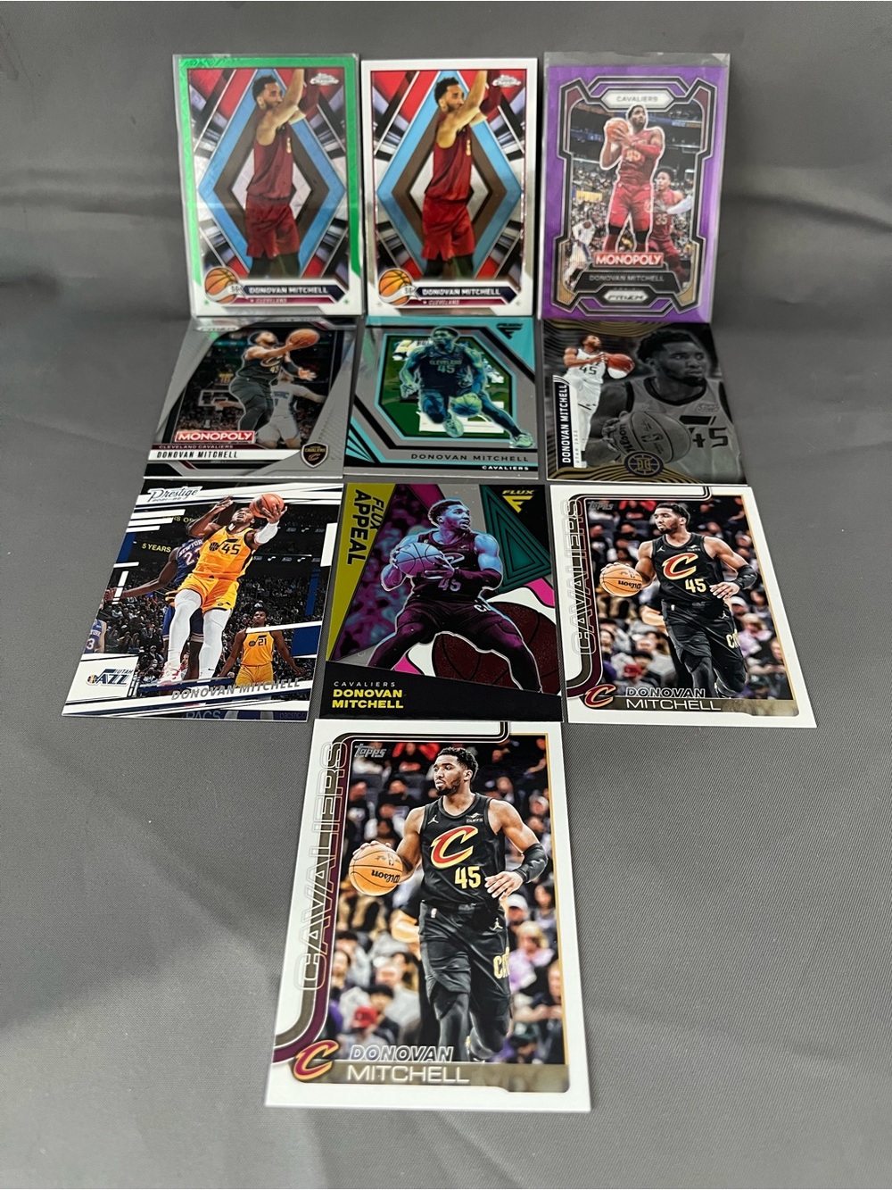 Donovan Mitchell Basketball Card Lot - Multiple Inserts NBA Playoffs Cavaliers